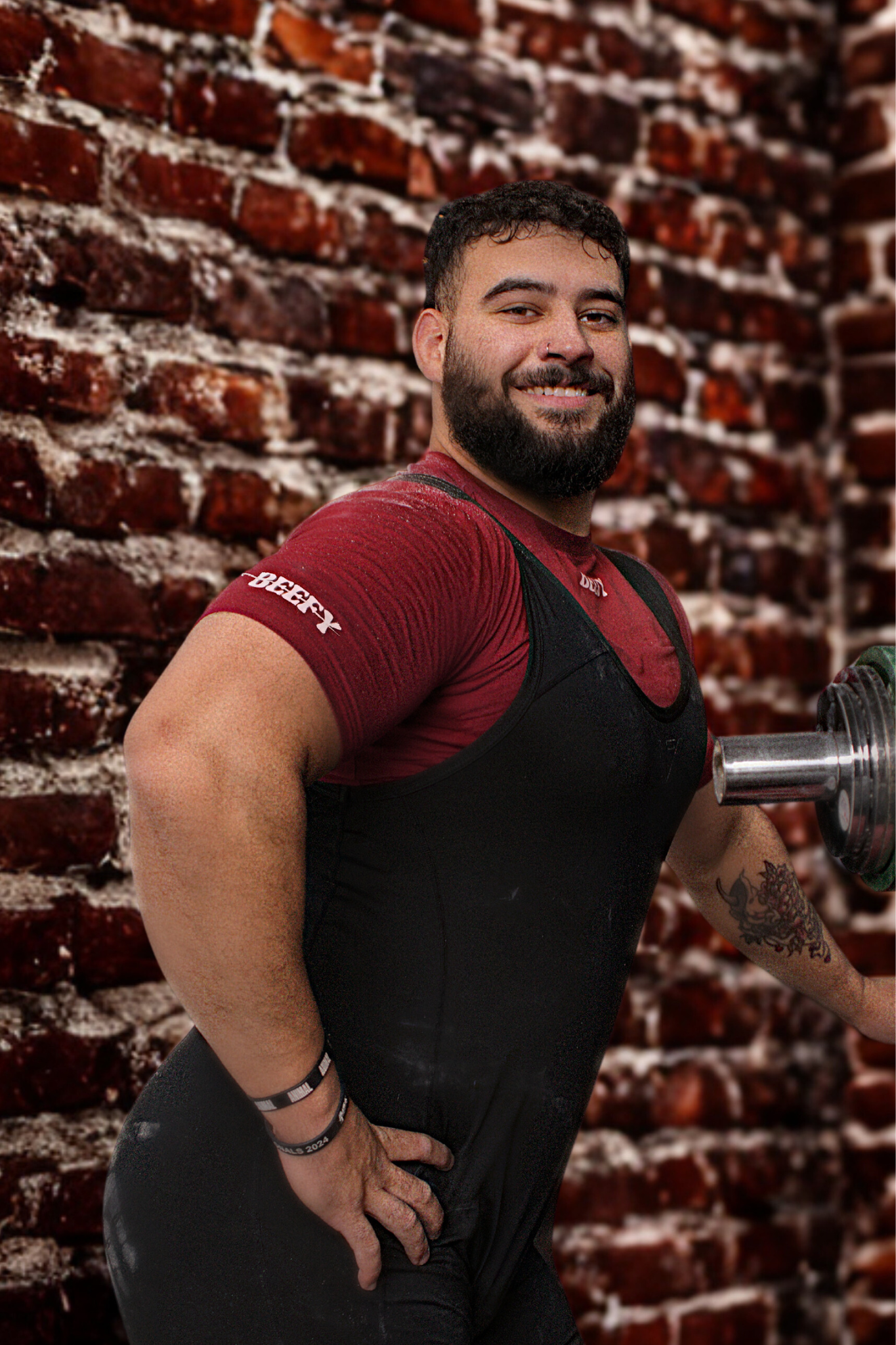 Brick by Brick Red Comp Tee