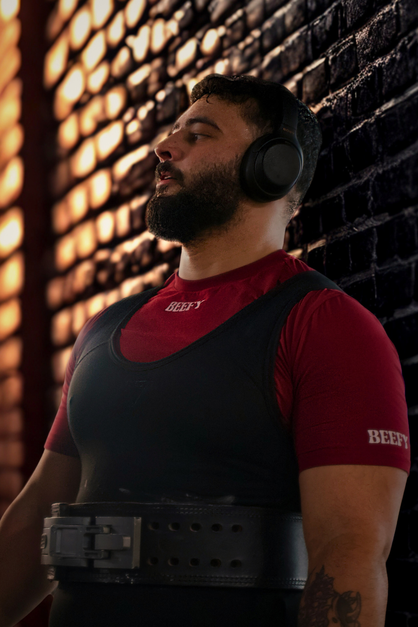 Brick by Brick Red Comp Tee