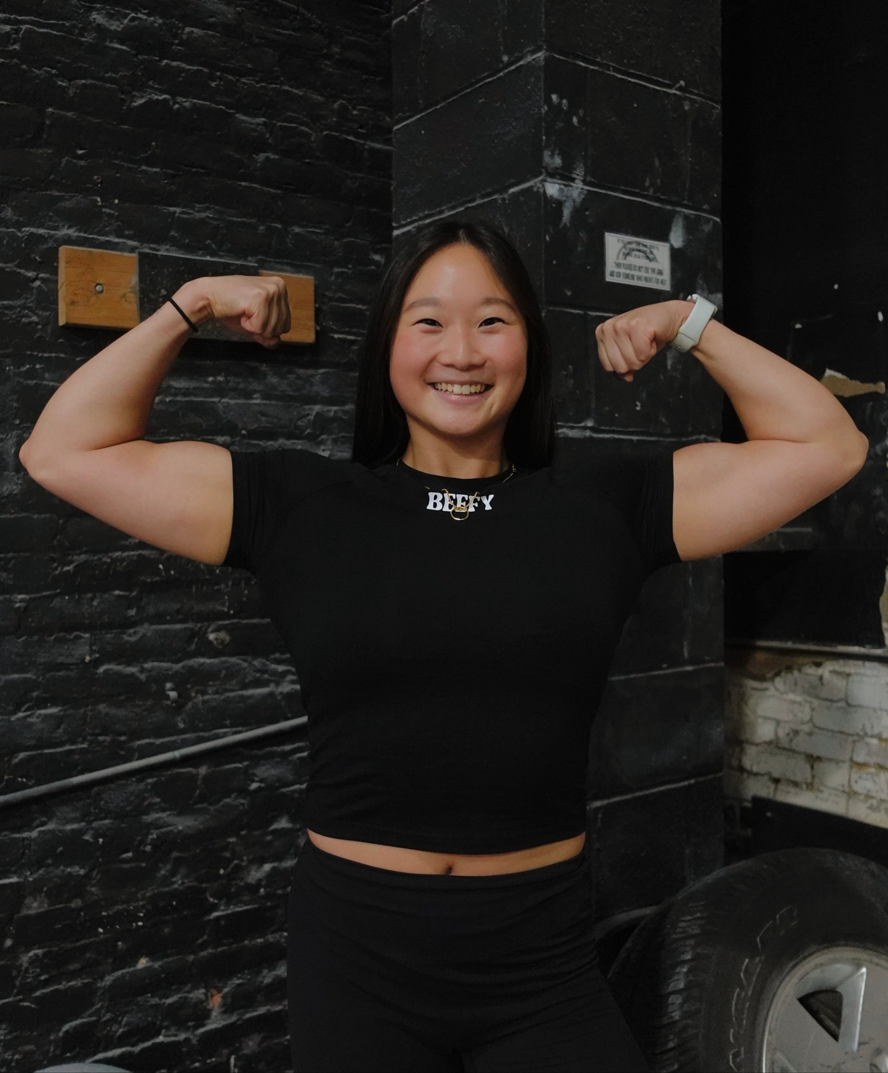 Brick by Brick Black Comp Crop