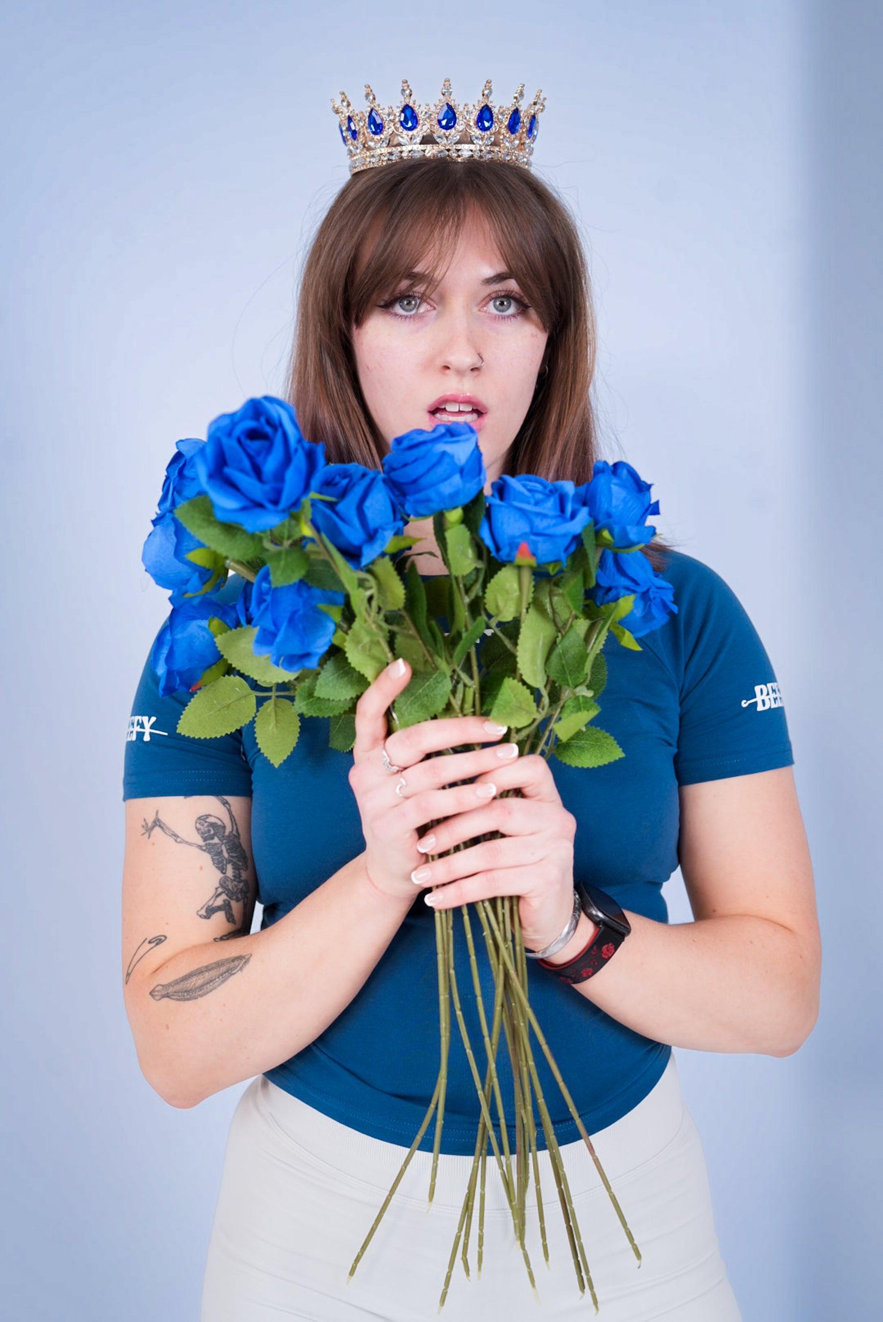 Core Competition Crop - Regal Blue