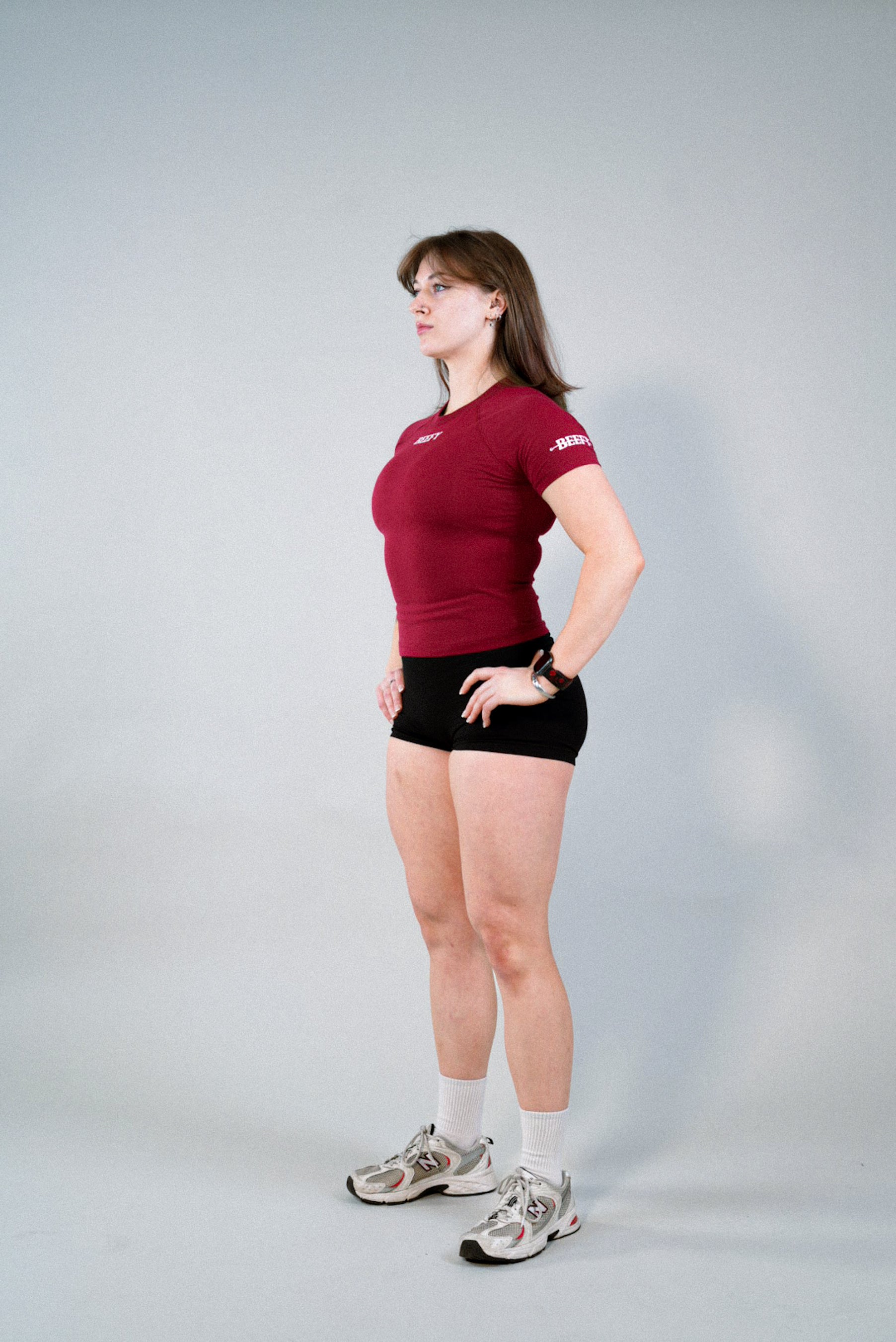 Core Competition Crop - Brick by Brick Red