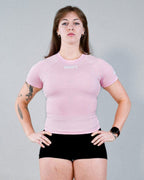 Powerlifting Competition Crop - DESSERT Pink