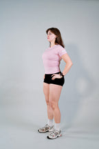 Powerlifting Competition Crop - DESSERT Pink