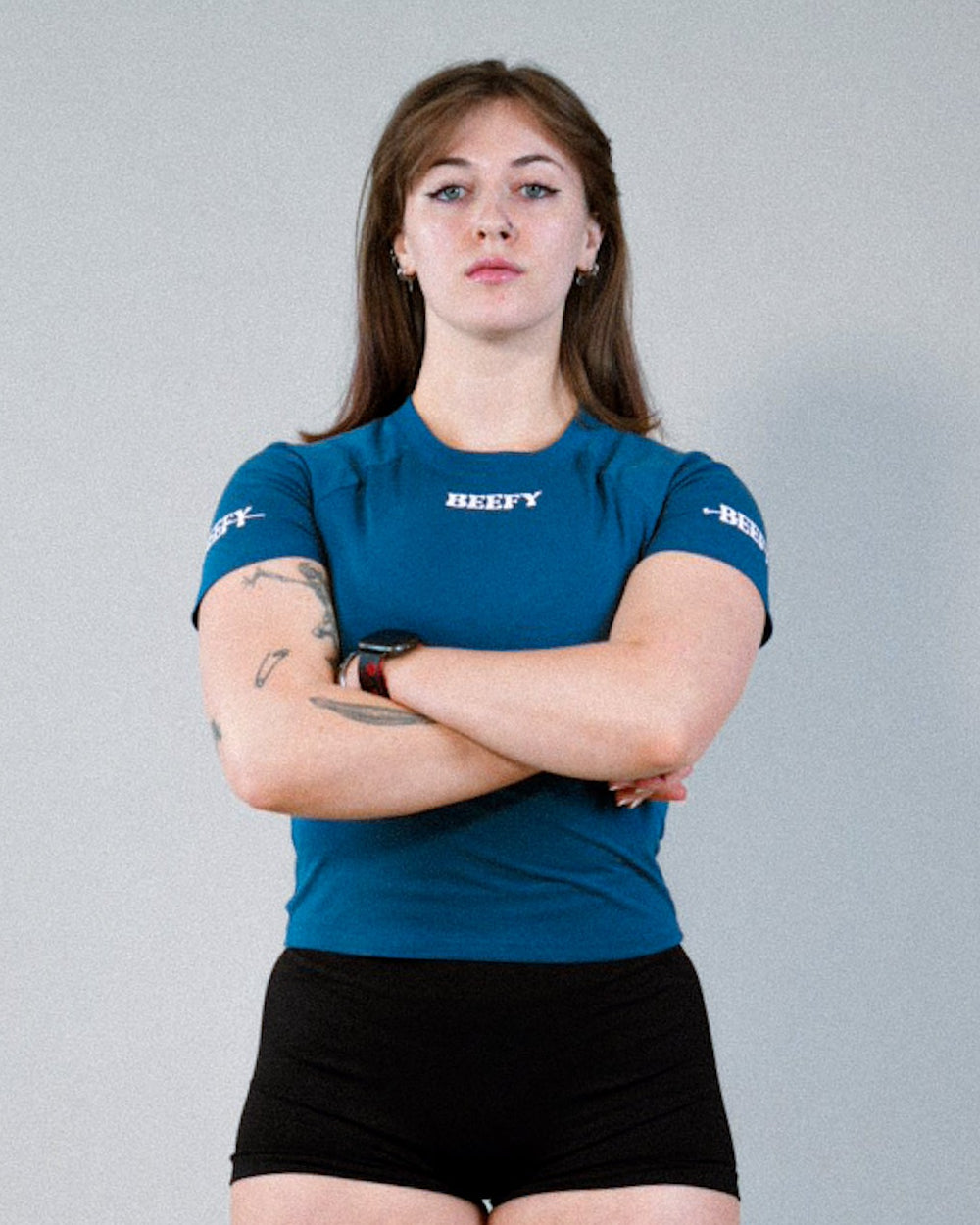 Core Competition Crop - Regal Blue