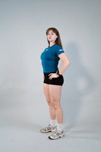 Core Competition Crop - Regal Blue