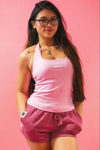 DESSERT Booty Shorts - Raspberry Sorbet