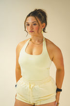 DESSERT Banana Cream Halter Top