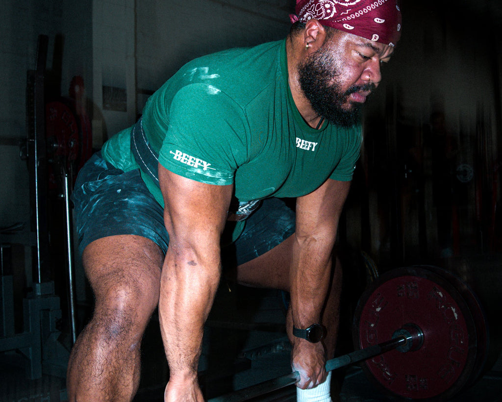 Powerlifting Competition Tee - 420 Green
