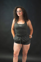 DESSERT Licorice Halter Top