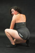 DESSERT Booty Shorts - Black Sesame