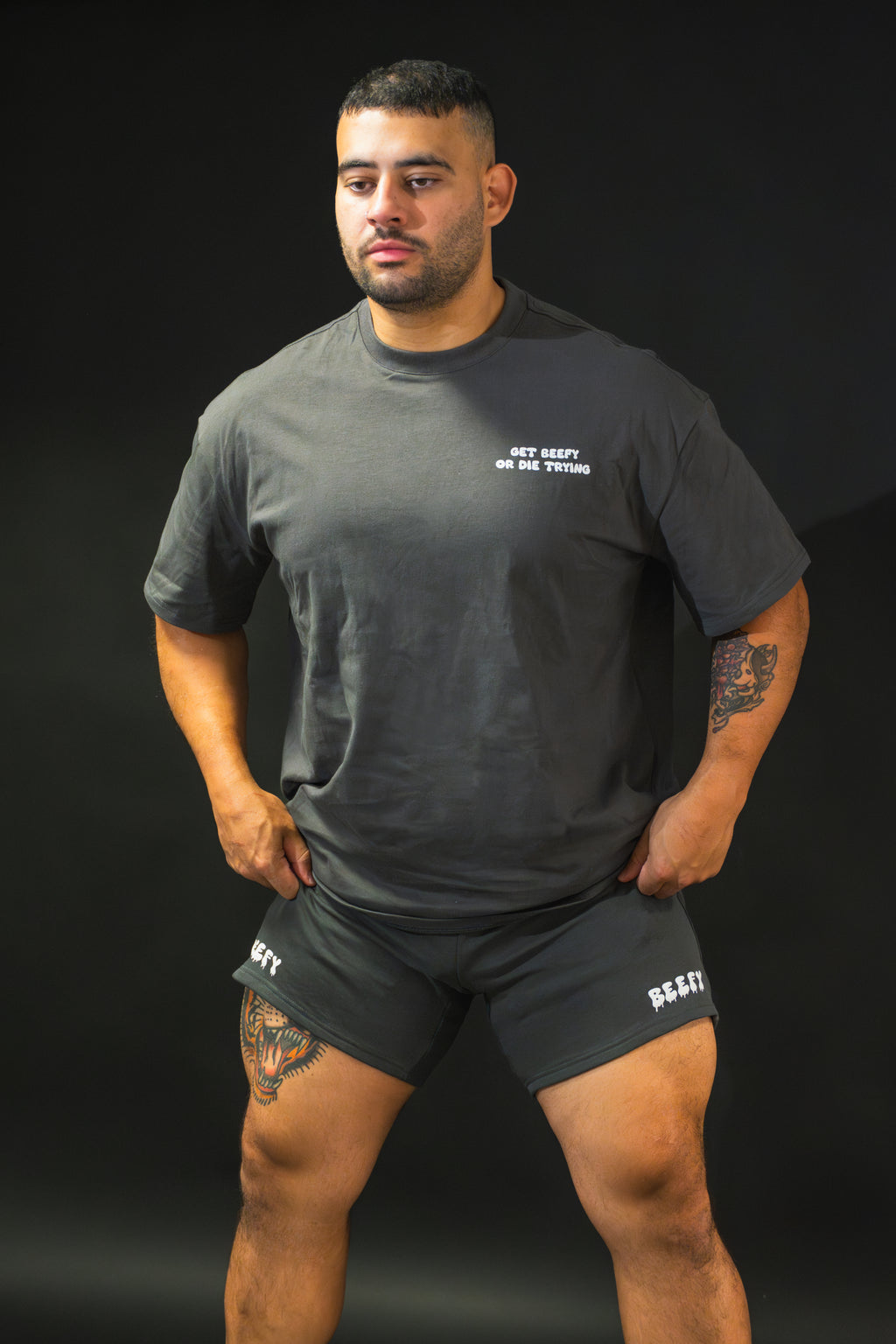 DESSERT Black Sesame Hoochie Shorts