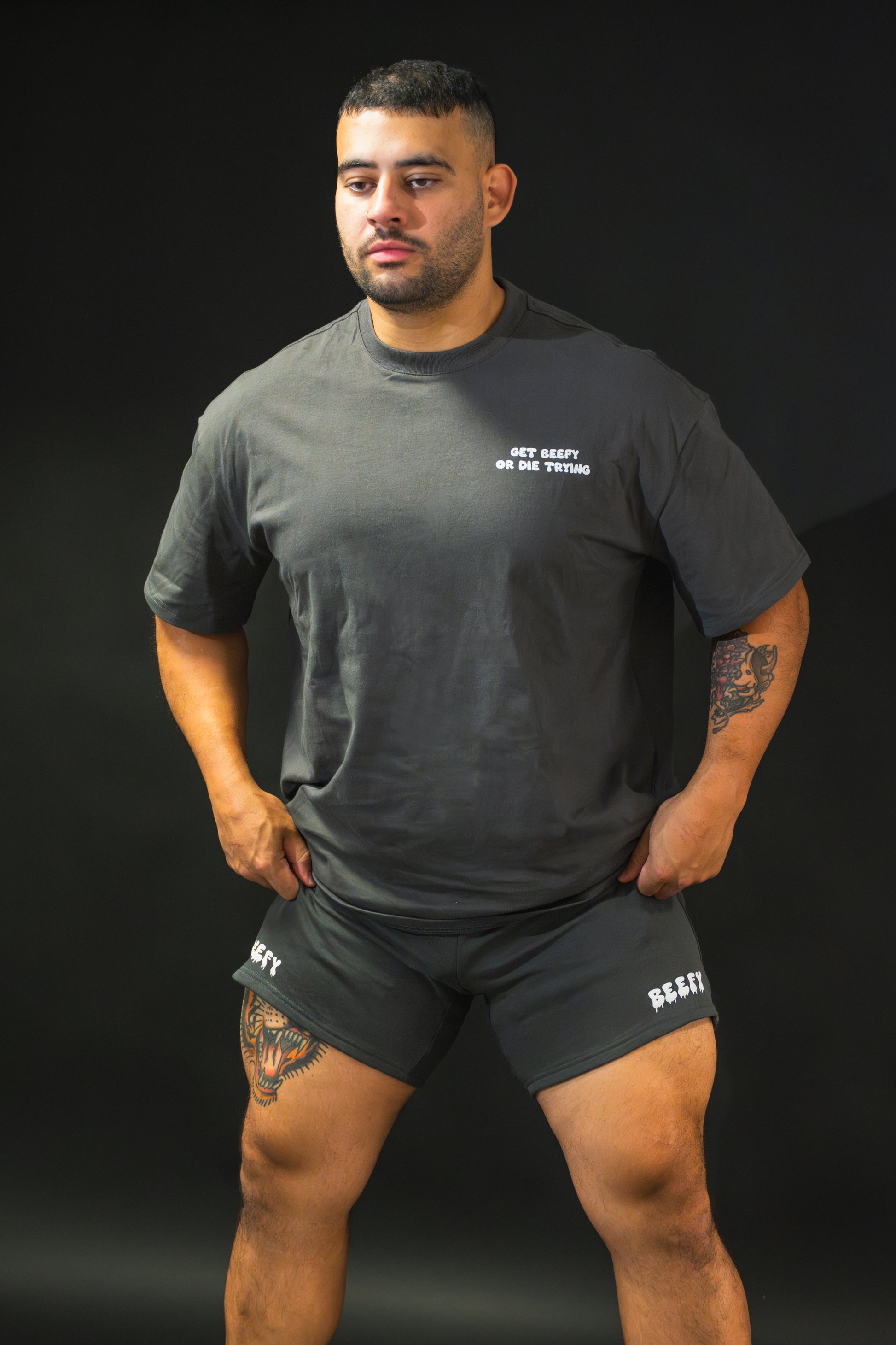 DESSERT Black Sesame Hoochie Shorts
