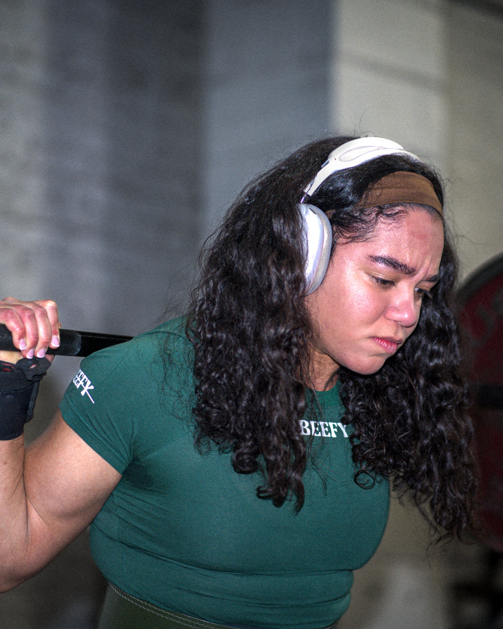Powerlifting Competition Crop - 420 Green