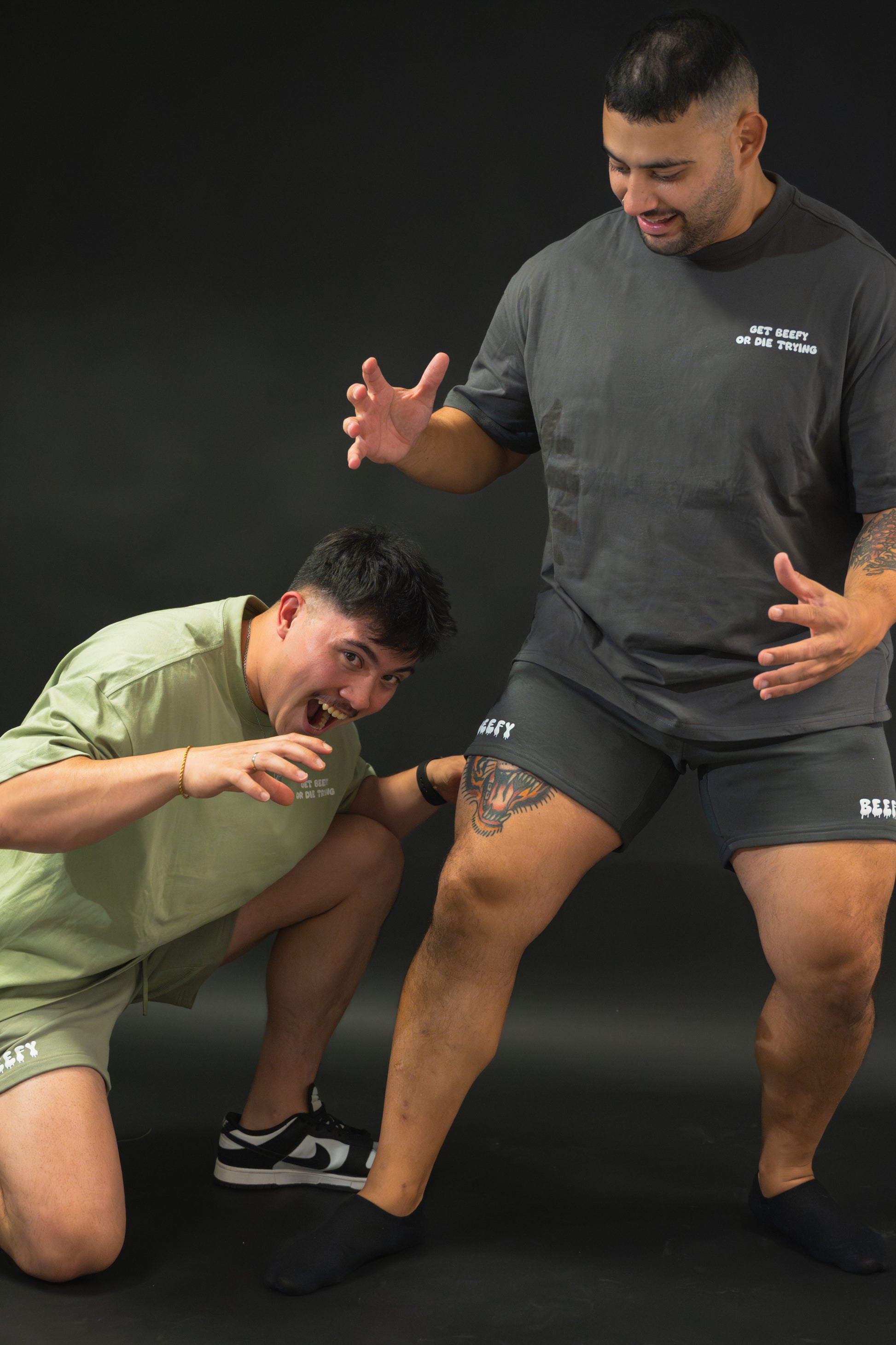 DESSERT Black Sesame Hoochie Shorts