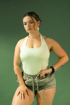 DESSERT Key Lime Halter Top