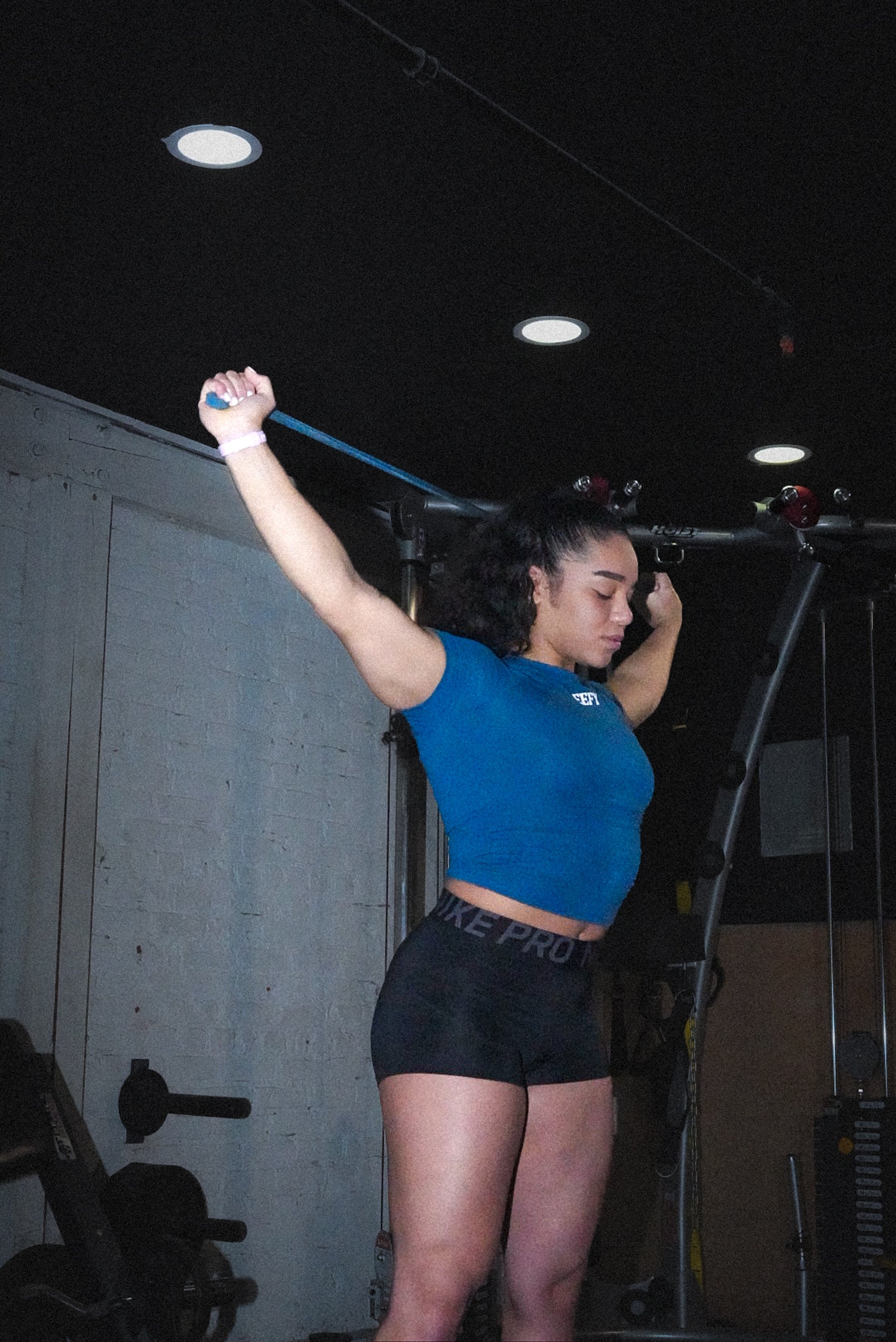 Core Competition Crop - Regal Blue