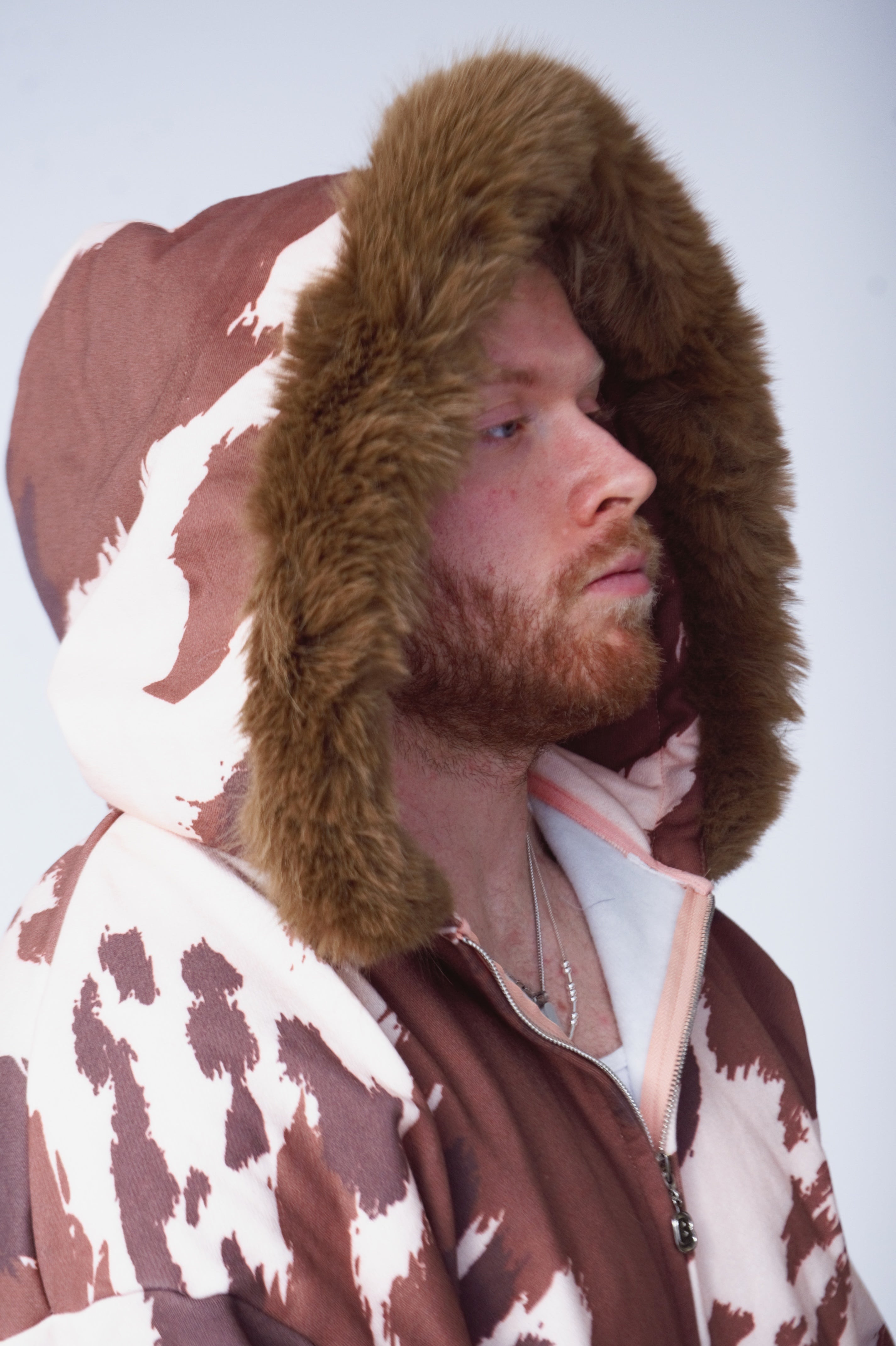 BEEF'D UP Zip-Up - Brown