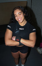 Core Competition Crop - Brick by Brick Black