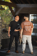 BBQ Brown Oversized Tee