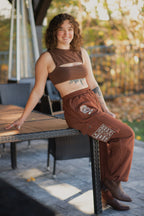 BBQ Brown Cargo Sweats