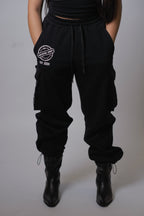 BBQ Black Cargo Sweats