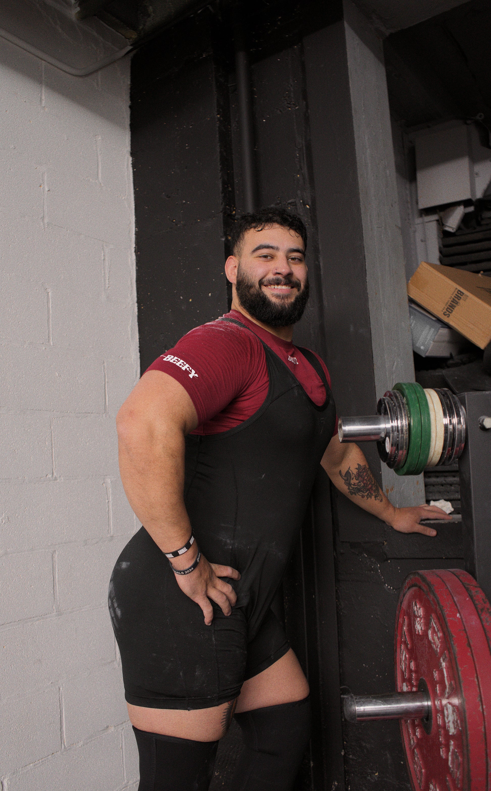 Brick by Brick Red Comp Tee
