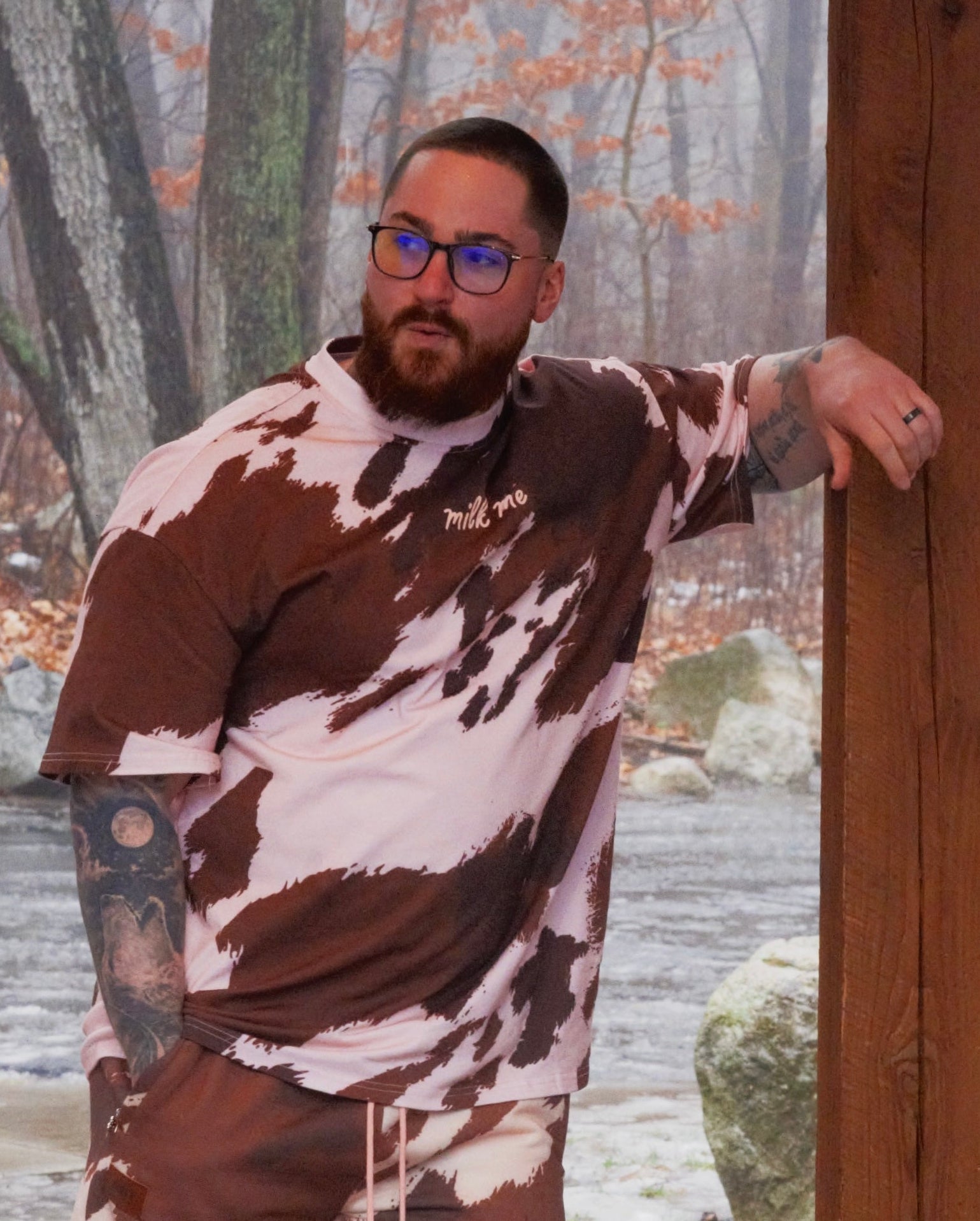 BEEF'D UP Tee - Brown